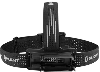 OLIGHT Bandeau Frontal et Sangle Supérieure pour Perun 3 Noir