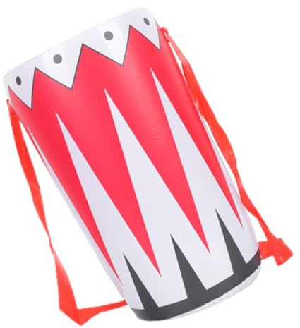 MOLUCKFU Tambour Gonflable PVC pour Garçon Fille Portable et Réutilisable Accessoire de Fête et Déguisement Instrument de Jeu de Rôle pour Garçons et Filles