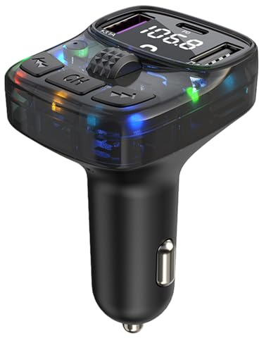 Billaddningsadapter – 3,7 x 4,8 x 7,4 cm ABS, kompakt billaddare, USB-strömförsörjning | snabbladdare fordonsport för smartphones, surfplattor, GPS och fordonselektronik