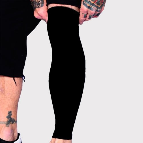 Tat2X Tattoo Cover Up Sleeve - Full Leg - Black - M/L - 1 Sleeve