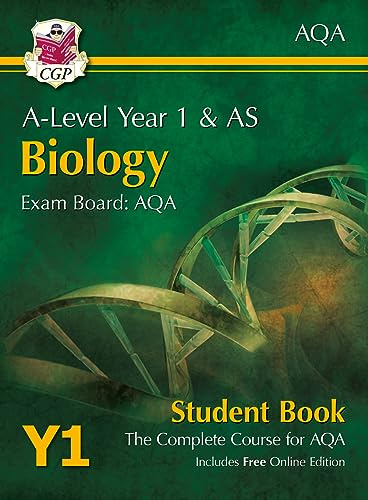 A-Level Biology for AQA: Year 1 & AS Student Book with Online Edition: course companion for the 2026 and 2027 exams (CGP AQA A-Level Biology)