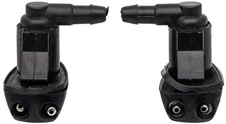 Scheibenwaschdüse - MASO PAIR UNIVERSAL WINDSCHUTZSCHEIBENWASCHER TWIN JET ABGEWINKELTER EINLAUFDRUCK 4MM WWY3