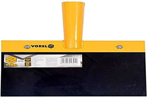 VOREL Grattoir à béton | Différentes tailles au choix | Lame en acier à ressort | Pare-chocs | Grattoir à glace en acier à ressort Taille 25 cm