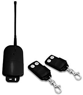 YASTA Kit ricevitore per automazione cancelli con 2 telecomandi universali 433mhz