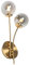 Qazqa - Landhaus I Vintage Moderne Wandleuchte Gold I Messing 2-flammig-Licht mit Rauchglas - Athen I Wohnzimmer I Schlafzimmer - Länglich - LED geeignet G9