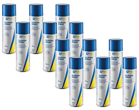 CARTECHNIC 12x Silikonspray Gleitmittel Trennmittel Pflegemittel Schutzmittel 300 ml