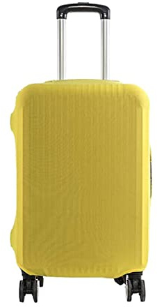 YKKJ Resväska skydd, repfri bagageskydd, elastiskt bagageskydd, för 56–61 cm bagage (gul M).