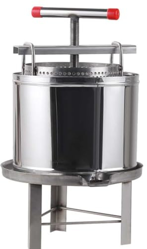 Prensa Manual De Miel De Acero Inoxidable, Prensador De Vino Y Frutas, Máquina Prensadora De Cera, Mango En T, Prensa De Miel, Extractor De Miel
