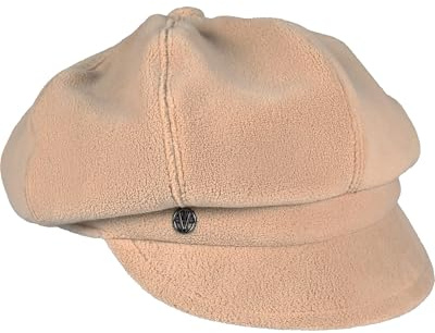 LOEVENICH Bonnet ballon coupe-vent | 100 % polyester | Taille unique | Femme | Béret, beige, taille unique