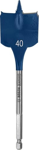 Expert Self Cut Speed Spade Bit, 40mm x 152mm, HEX Shank, 1 Pc
