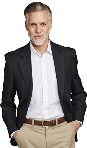 Chums Men's Single-Breasted Classic Oxford Regular Fit Blazer | Timeless Elegance Sophisticated Style & Versatile Wardrobe for Formal and Casual Occasions