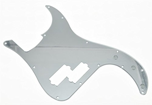 KAISH Silver Mirror P Bass Pickguard PB Scratch Plate für USA/Mexican Fender Precision Bass