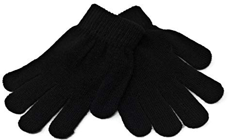 WS UK Kids Magic Winter Gloves [Black]
