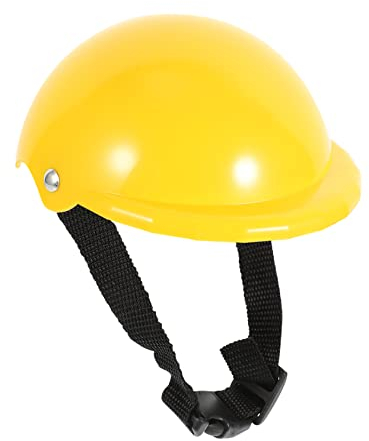 Mipcase Weiche Gelbe Geschenke Halten Mehrzweck-Sicherheits-Outdoor-Regen-Plastikhut Reiten Lustiger Hardhat Medium Oder Katze – Helm Verstellbar Dekorativ Fahrrad-Dekoration Sonnenfest