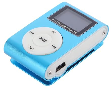 Mini Lettore Mp3, Dispositivi Musicali Portatili Clip Lettore Mp3 con BT Lettore Mp3 Portatile Lettore Mp3 con Clip per Bambini Studenti Sport Corsa Camminata