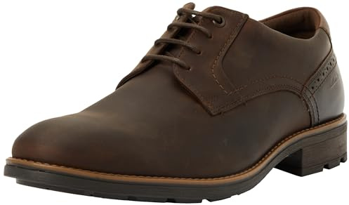 Clarks Emmet Plain Mens Beeswax Leather, 8