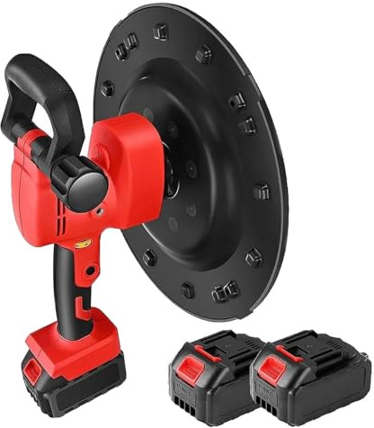 Cazzuola elettrica, levigatrice e lucidatrice senza fili per calcestruzzo e cemento, strumento portatile per intonacatura, cazzuola di finitura efficiente per malta e pareti
