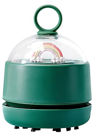 Wdbild Barredora de mesa inalámbrica desmontable de mano para escritorio, portátil, portátil, recargable por USB, para uso doméstico