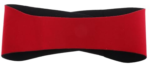 Cabilock Bandeau de Natation Étanche en Néoprène pour Garçon et Filles et Adultes Protection Auditive Ajustable Bandeau de Sport Polyvalent pour Natation Plongée et Yoga Rouge Taille M
