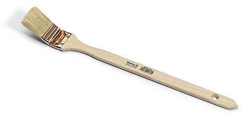 Pinceau à radiateur l. 40 mm longueur de poils 50 mm soies claires Chine peintre pro 12 pièces