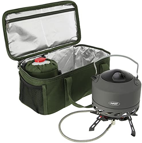 NGT Brew Tea Kit Accessory Camping Bag For Stove Cooking Equipment Carp Fishing Tackle