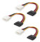 Cable Matters 3er-Pack 4-Pin Molex zu Sata StromKabel (Molex SATA Adapter Kabel, Sata zu Molex) - 15 cm