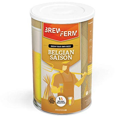 Brewferm - Bierkit Belgian Saison - Bierbrauset Zum Selber Brauen - 15 Liter - Würziges, pfeffriges Aroma