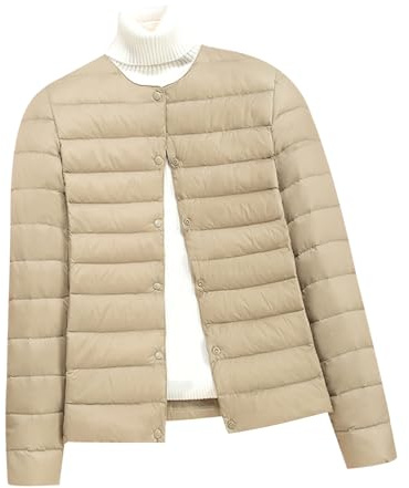 Doudoune Légère Femme Hiver Doudoune Legere Femme Veste Matelassée Femme Mi Saison Puffer Jacket Femme Blouson Doudoune Duvet Ultralight Fine Cintrée Femme Legere Pliable Quilted Jacket Femme