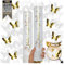 PrimePure Konfettikanone Weiß und Gold in Schmetterlingsform – 2er Set – Party Konfetti Kanone für Hochzeiten, Geburtstage und Festliche Veranstaltungen