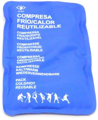 compresa reutilizable. Paquete frío y calor,bolsa de gel, nylon, relajar los músculos, calmar el dolor 19cm x 12cm cálido frio (COLD COOL PACK)