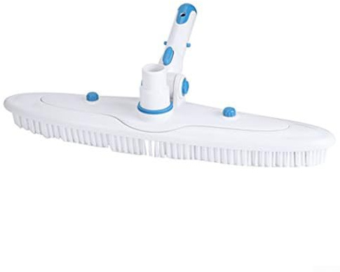 Brosse de piscine portable avec fonction d'aspiration - 46 x 23 x 12 cm - Pour piscine et jacuzzi - Élimination sans effort des débris - Légère et fiable - Pour propriétaire et hôtel