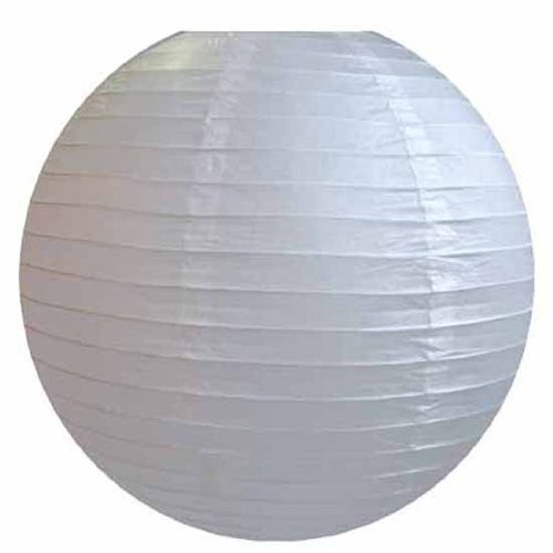 AAF Nommel ® 501, Lampion 1 Stk. Papier weiss japanisch rund klein Durchmesser 20 cm