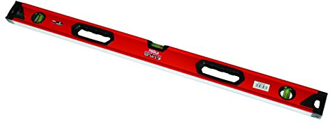 Hilka 63505036 Spirit Level PC, Red & Black, 36