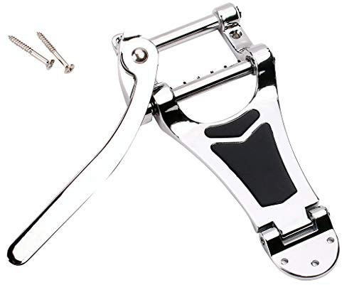 Zink Alloy Tremolo bakstycke bro för Les Paul gitarr krom