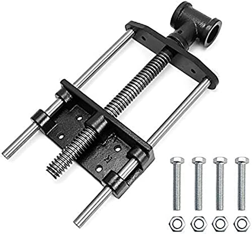 Nisorpa Holzschraubstock 180mm Schraubstock Holz 7 Holzbearbeitung Tischschraubstock Heavy Duty Tischklemme Metallschraubstock Clip Vorderzange für Hobelbank