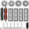 JoyBros Accessoires pour Dreame L10s Ultra, L10 Prime,L10s Plus L10s Pro Gen 2, 2X Brosses Principales 6X Serpillières 4X Filtres 4X Brosses Latérales