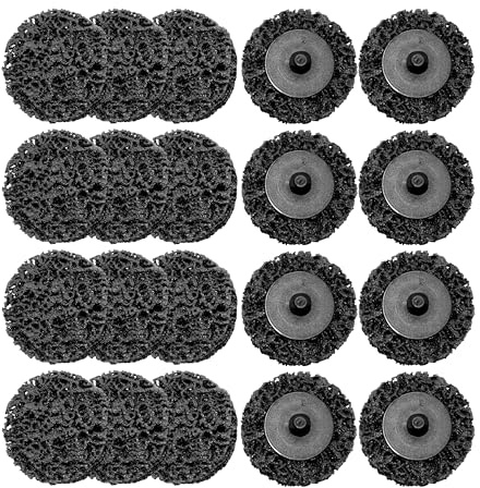 Merryland 20 St Rengöringsskiva 50 mm Svart Måla Rost CSD Skivor | 50mm Rakslipmaskin, Grovrengöringsskiva Rengöringsrondell Metall Stål Rostfritt Stål Järn, DGTA020C2