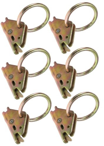 GETAJGHSD 6pezzi Ancoraggi Di Fissaggio Acciaio Inossidabile Per Camion e Rimorchi Anelli Di Legatura Heavy Duty Montaggio Superficiale Per Sicurezza Del Carico Resistente Alla Facile Da