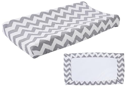 Funda Para Cambiador Bebe - Colchoneta Cambiador Bebe, Tela Elástica Súper s-uave, Transpirable, Almohadilla Para Cambiar Pañales, Sábanas Para Cambiador, Para Bebés, Niños Y Niñas, 32 X 16 Pulgadas