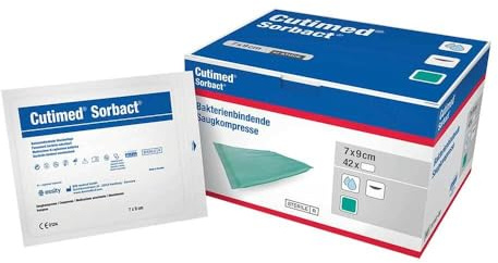 CUTIMED Sorbact Kompressen 7x9 cm 42 St