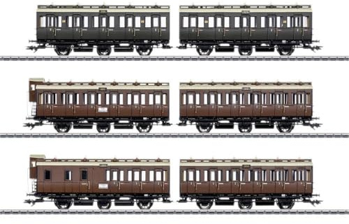 Märklin 42047 Set de 6 Wagons de Service H0 KPEV
