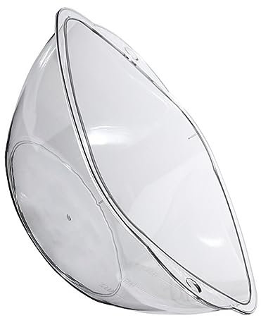 SHERCHPRY Bassin de Nettoyage Transparent Plastique pour Bac à Laver Multifonctionnel pour Salon Pratique Moyenne