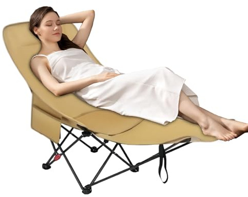 Générique Folding campingstol, bärbar högrygg picknicksits, lätt recliner med fotstöd för trädgård, skräddarsydd, gräsmatta, däck, uteplats, pool, vandring, fiske, användning