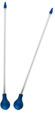 DIYEAH Tube Nourrir en d'alimentation Silicone Coraux Souple pour Transporter Bleu, Facile à Pratique en 2 Pièces et Crevettes Salées et Poissons D'aquarium