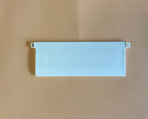 cg-sonnenschutz 30 Stück Beschwerungsplatten Breite 127 mm Gewichte für Vertikaljalousie Lamellen Vorhang Vorhang-Lamellen 127 mm weiß aus Kunststoff