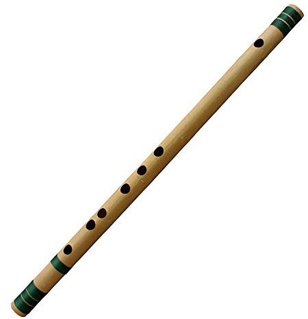 Whitewhale Indian Bansuri bambuflöjt – indiska musikinstrument för professionell användning