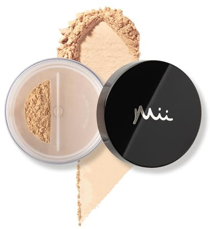 Mii Cosmetics Irresistible Face Base | 100% Pure Mineral Foundation | Award-Winning Face Powder Foundation | Vegan Formula, SPF 30 | Buildable Coverage | Flawless Finish | Precious 02 | 8g