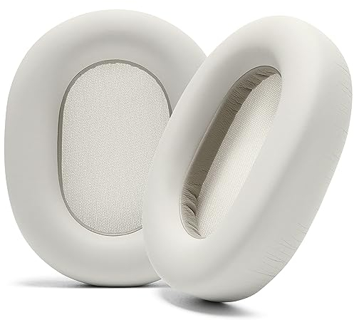 WC Wicked Cushions Cuscinetti extra spessi per Sony WH-1000XM5 - Cuscini in morbida pelle PU, lussuoso memory foam con isolamento acustico, spessore aggiunto | Silver