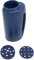 Handstreuer Mehrzweck-Handstreuer für Schneeeis, Dünger, Grassamen, Saatgut, Streusalz, Aussaattopf (Blau)