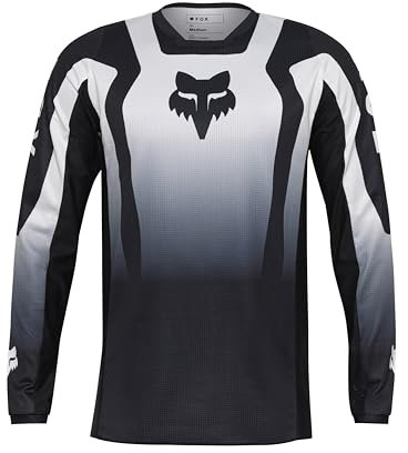 Fox Racing - 180 Lean Jersey - EXTD Sizes, Jersey's, Black/White, S